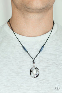 Short Urban Necklace - Tidal Talisman - Blue