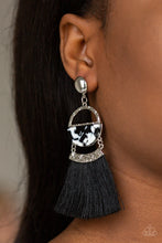 Load image into Gallery viewer, Tassel Trot - Black Earrings
