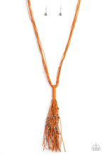 Load image into Gallery viewer, Hand-Knotted Knockout - Orange Necklace
